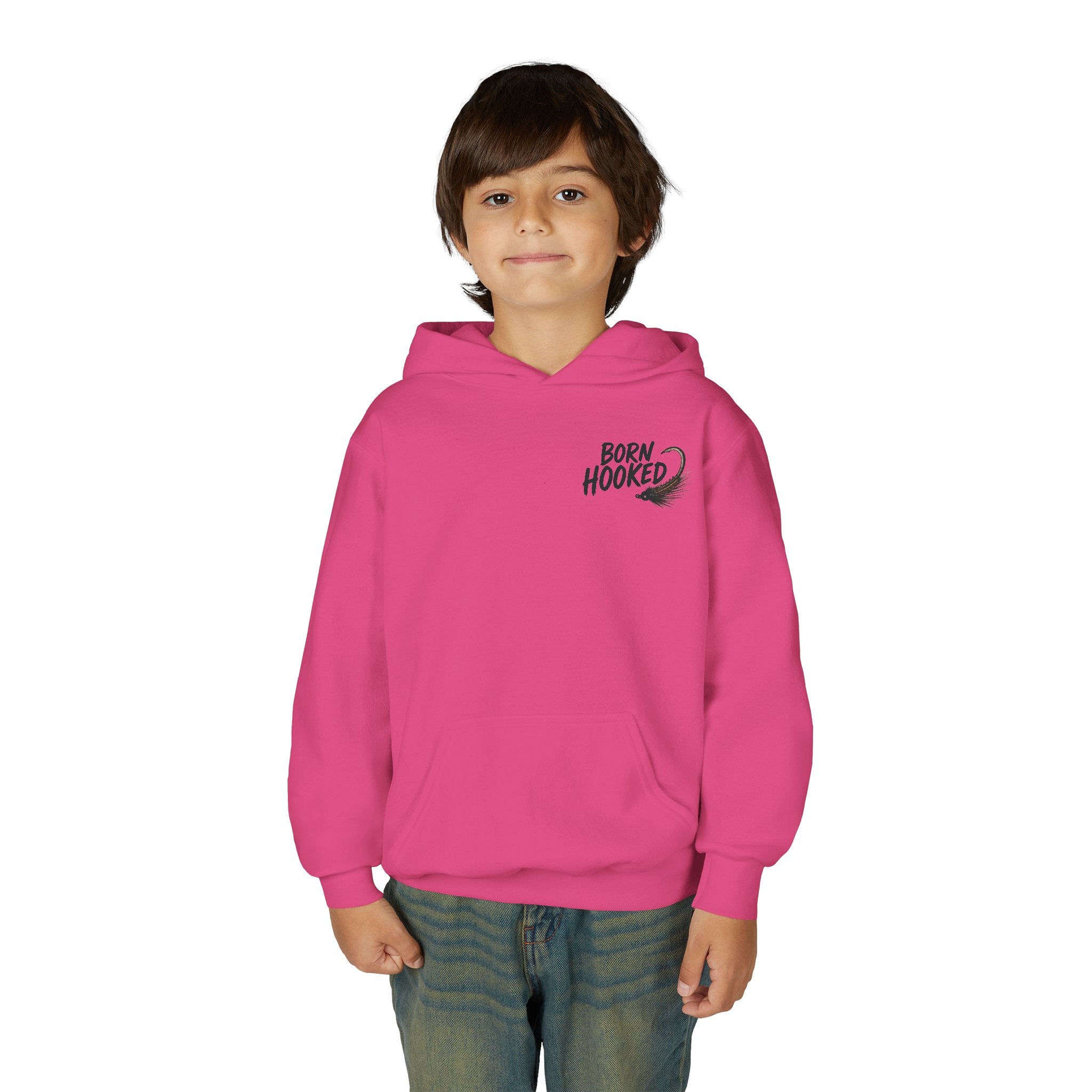 Born Hooked Kids Fishing Shirt | Alaska Salmon Tee | Outdoor Kids Shirt | River Life | Feral in the Frontier