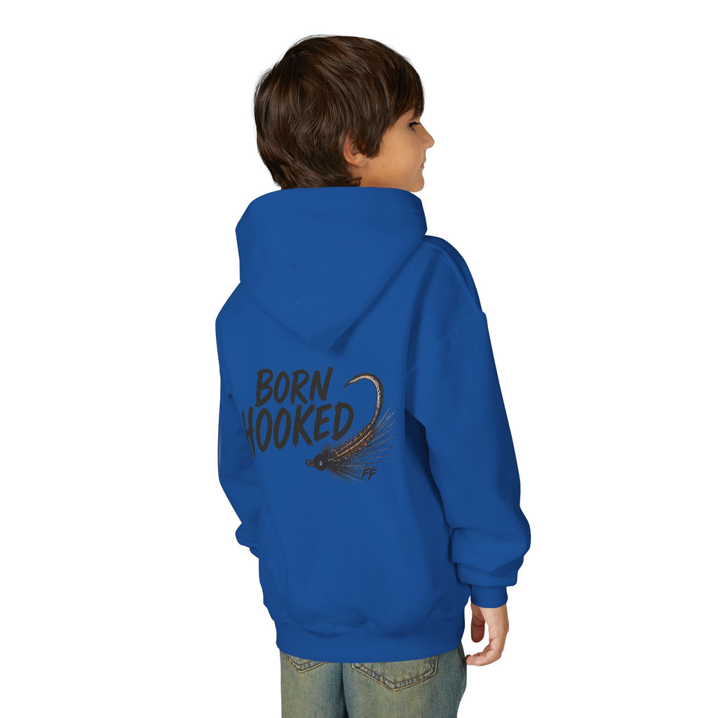 Born Hooked Kids Fishing Shirt | Alaska Salmon Tee | Outdoor Kids Shirt | River Life | Feral in the Frontier