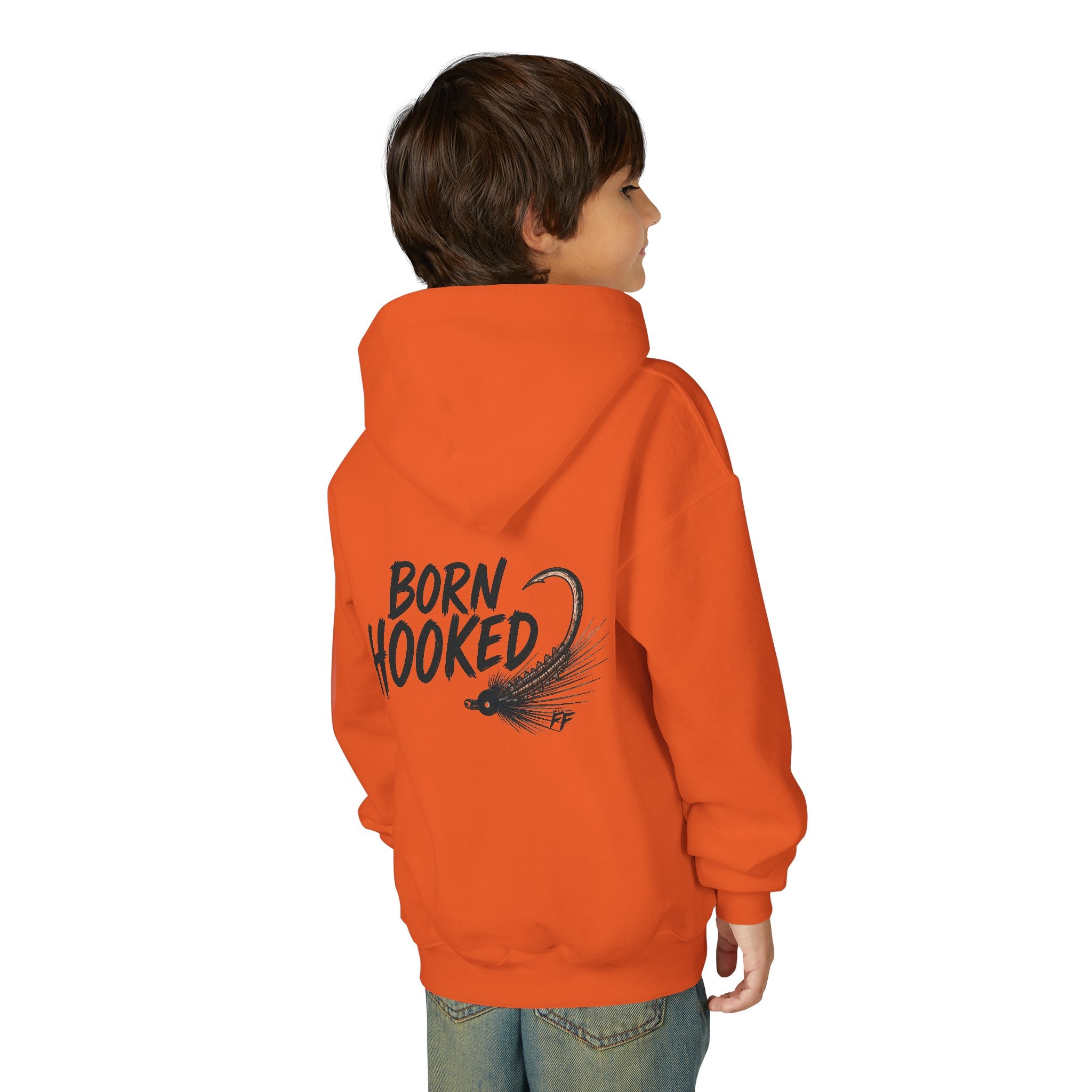 Born Hooked Kids Fishing Shirt | Alaska Salmon Tee | Outdoor Kids Shirt | River Life | Feral in the Frontier