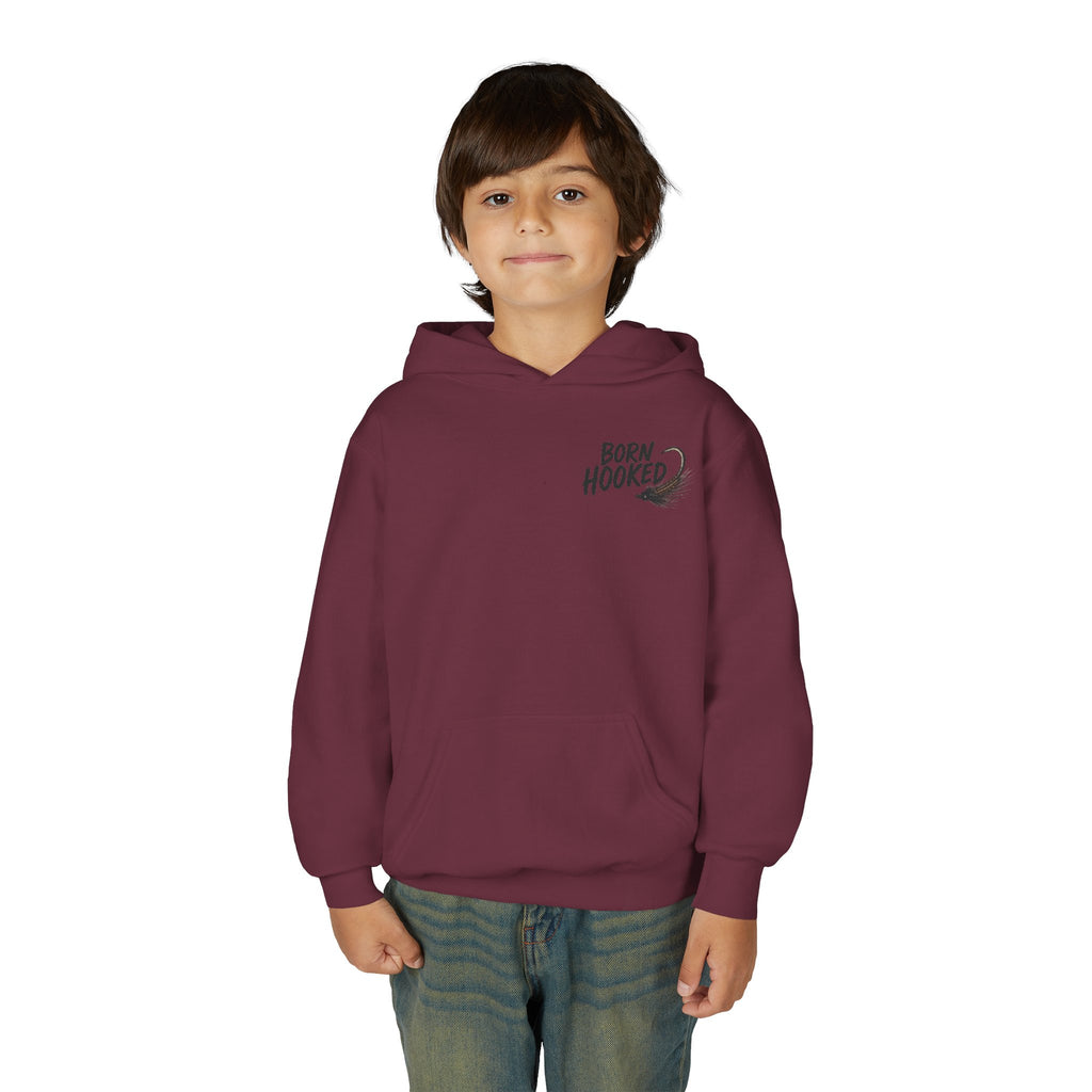 Born Hooked Kids Fishing Shirt | Alaska Salmon Tee | Outdoor Kids Shirt | River Life | Feral in the Frontier