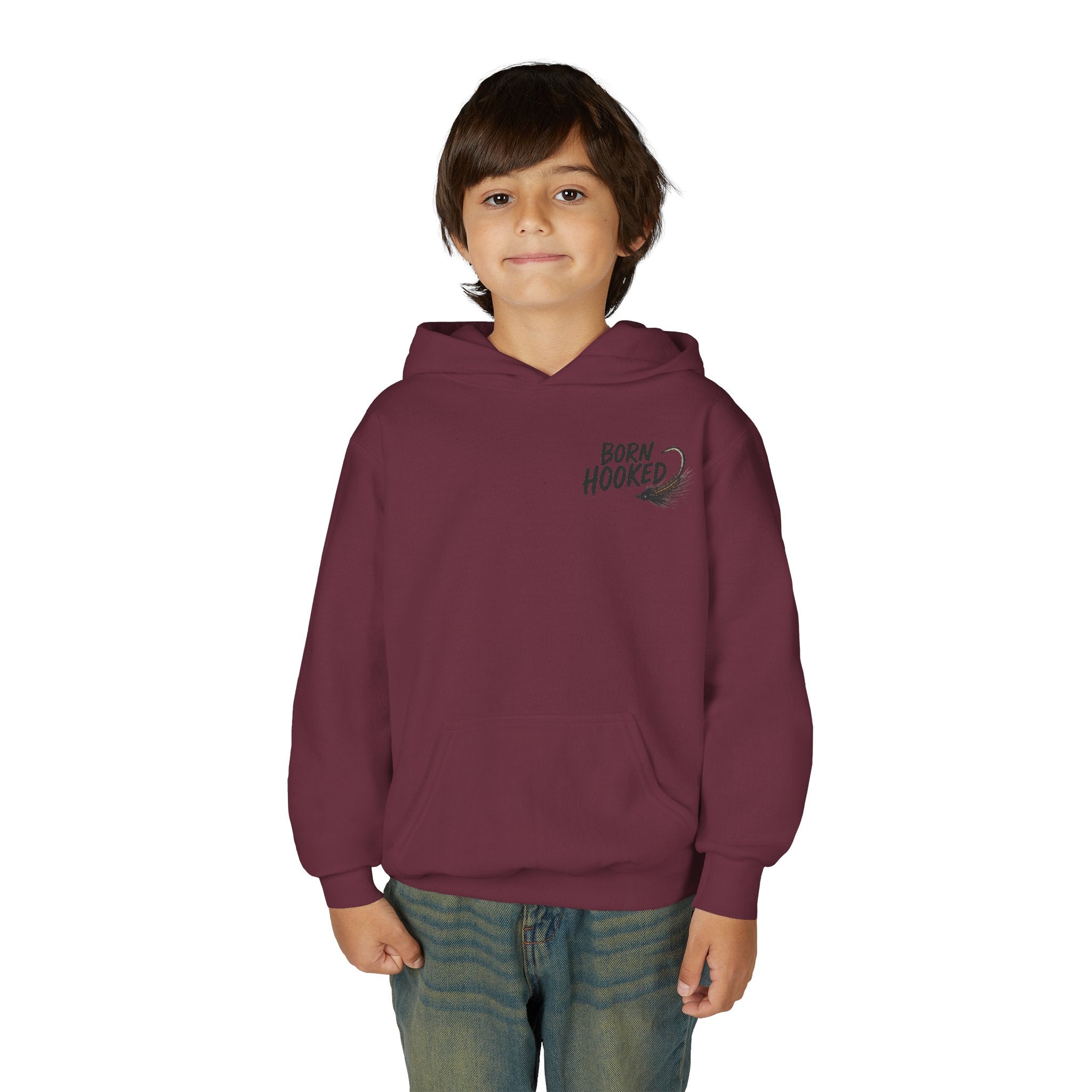 Born Hooked Kids Fishing Shirt | Alaska Salmon Tee | Outdoor Kids Shirt | River Life | Feral in the Frontier
