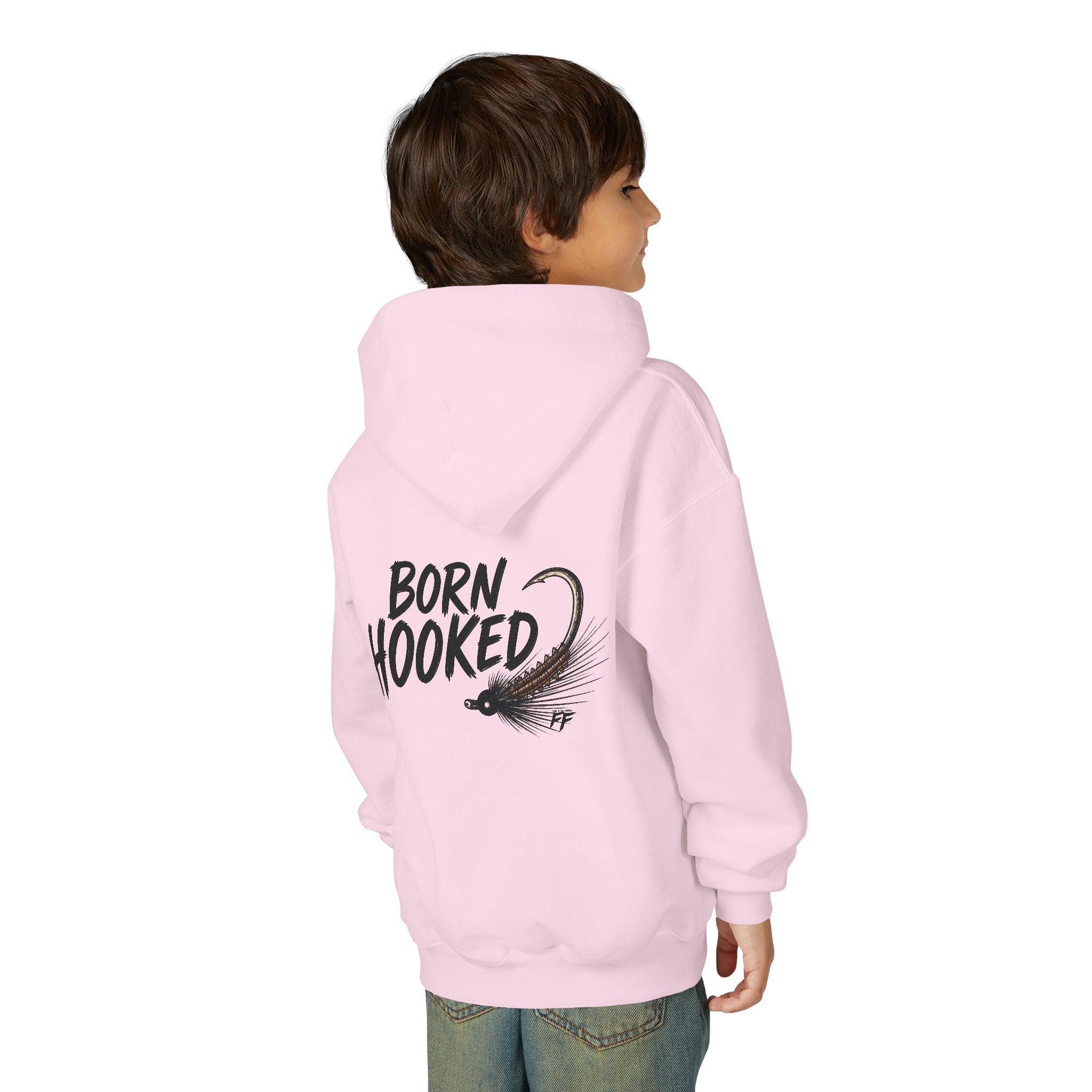 Born Hooked Kids Fishing Shirt | Alaska Salmon Tee | Outdoor Kids Shirt | River Life | Feral in the Frontier