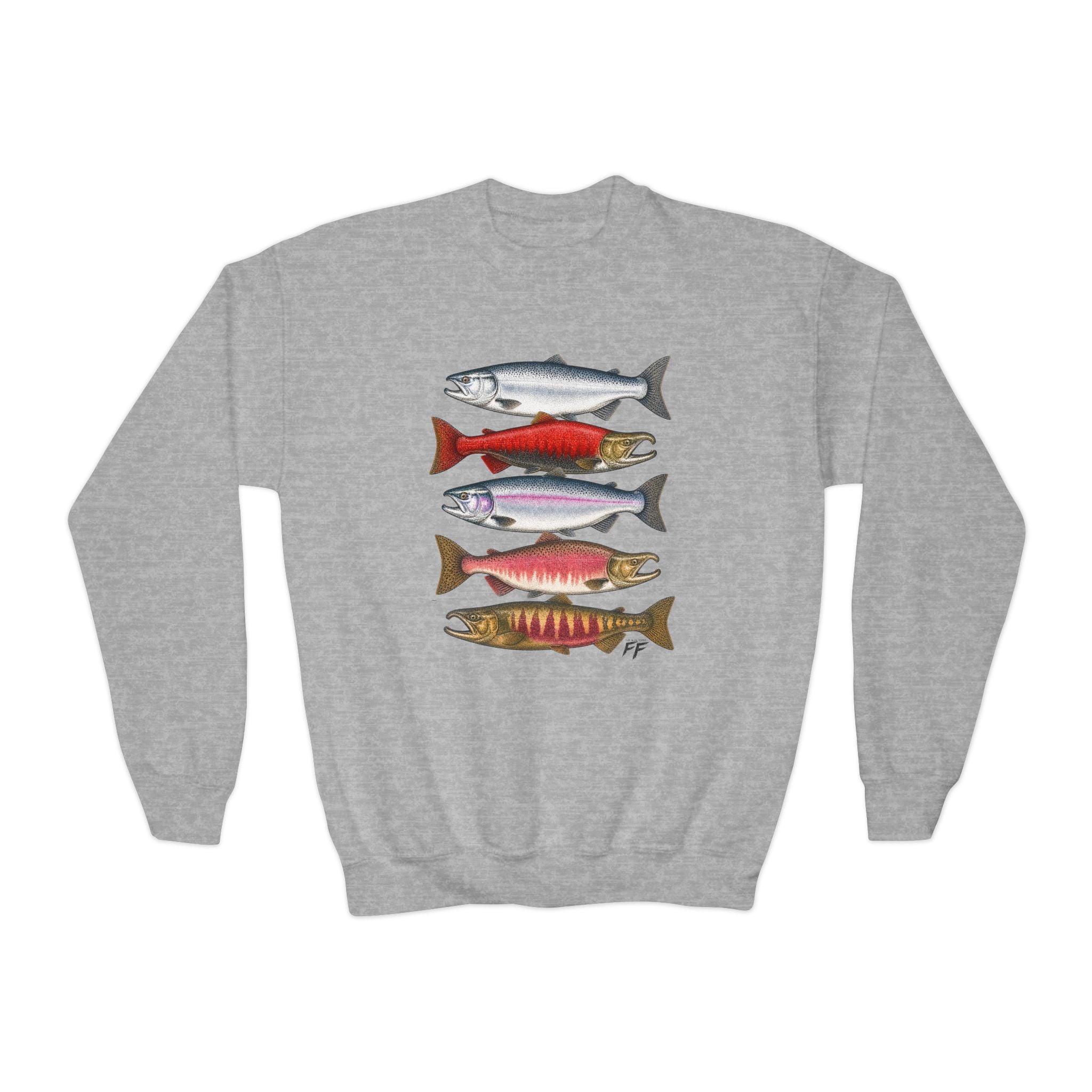 Salmon Lineup Tee