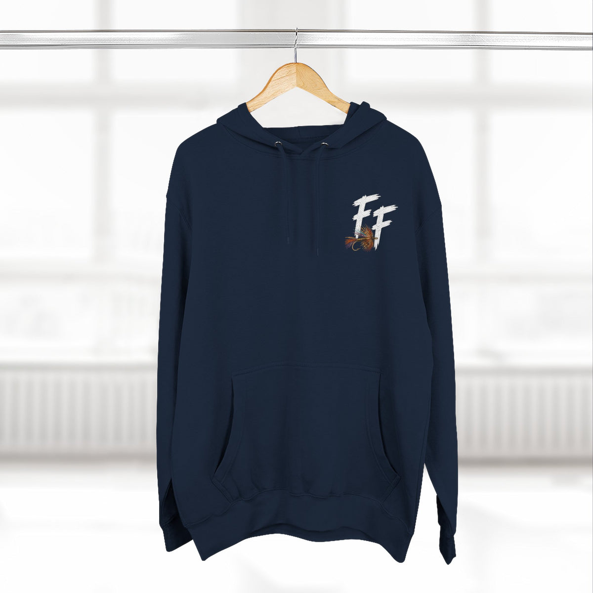 Fish Tails Three-Panel Fleece Hoodie