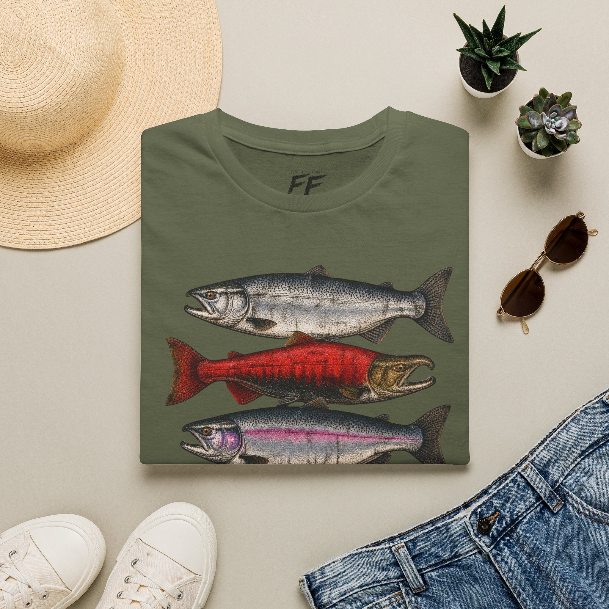 Wild salmon T-shirt
