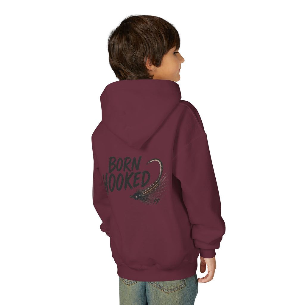 Born Hooked Kids Fishing Shirt | Alaska Salmon Tee | Outdoor Kids Shirt | River Life | Feral in the Frontier