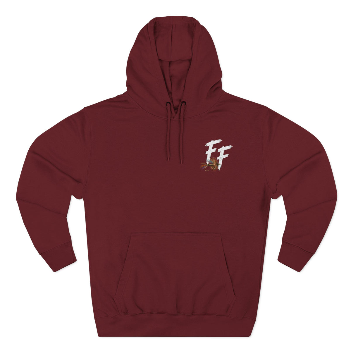 Fish Tails Three-Panel Fleece Hoodie