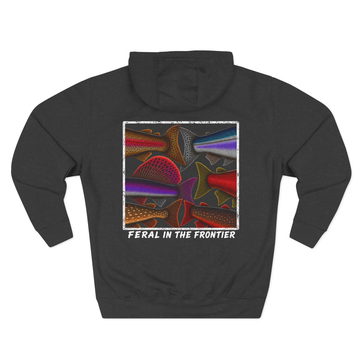 Fish Tails Three-Panel Fleece Hoodie