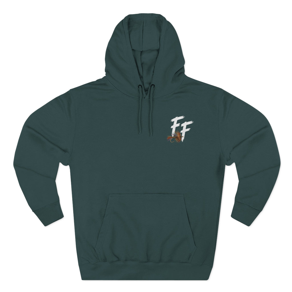 Fish Tails Three-Panel Fleece Hoodie