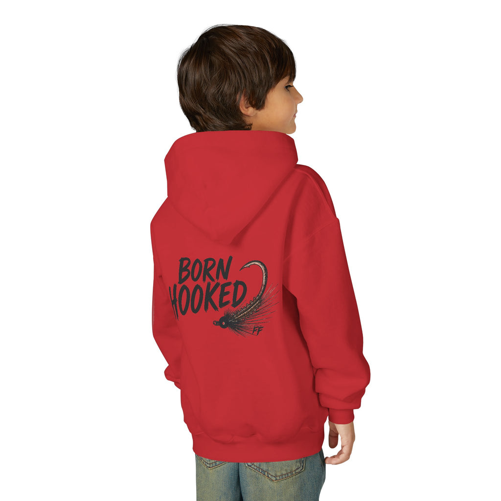 Born Hooked Kids Fishing Shirt | Alaska Salmon Tee | Outdoor Kids Shirt | River Life | Feral in the Frontier