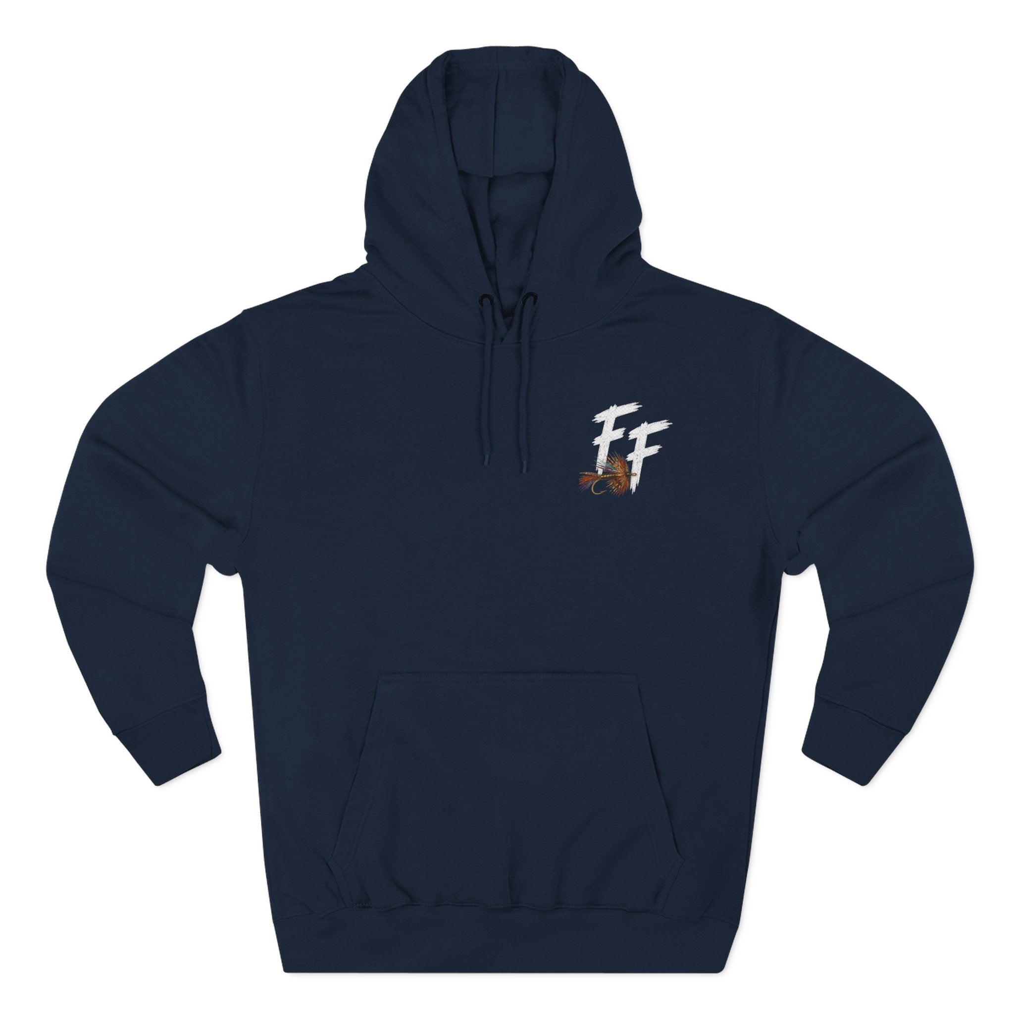 Fish Tails Three-Panel Fleece Hoodie