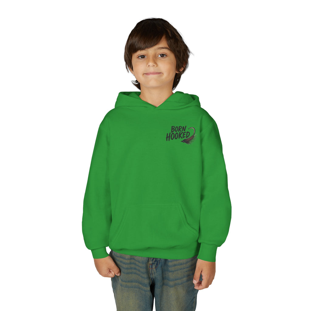 Born Hooked Kids Fishing Shirt | Alaska Salmon Tee | Outdoor Kids Shirt | River Life | Feral in the Frontier