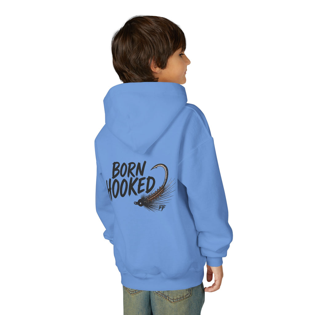 Born Hooked Kids Fishing Shirt | Alaska Salmon Tee | Outdoor Kids Shirt | River Life | Feral in the Frontier