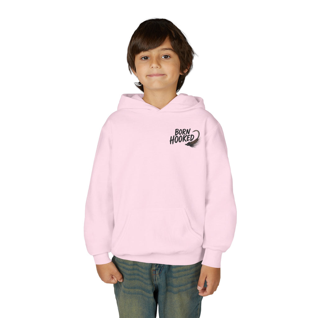 Born Hooked Kids Fishing Shirt | Alaska Salmon Tee | Outdoor Kids Shirt | River Life | Feral in the Frontier