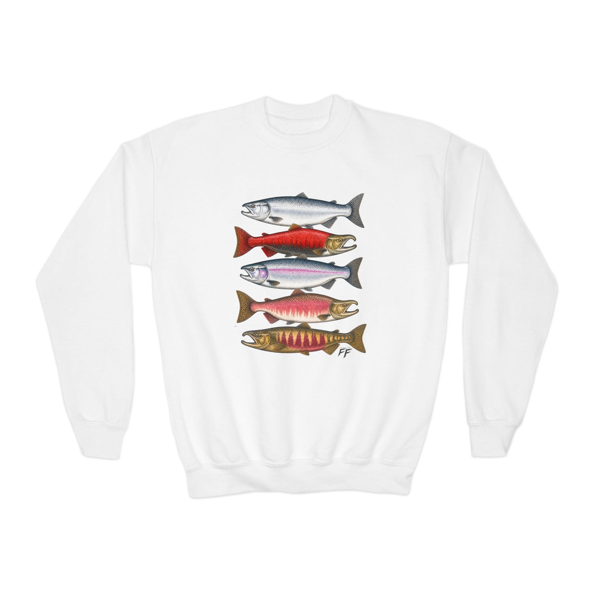 Salmon Lineup Tee