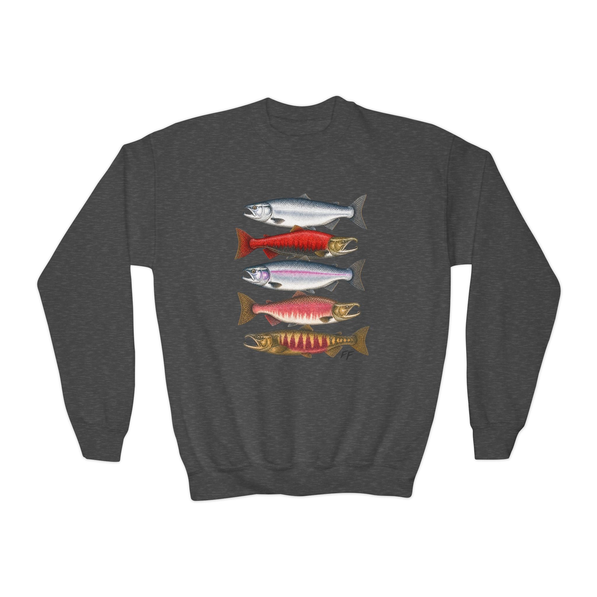 Salmon Lineup Tee