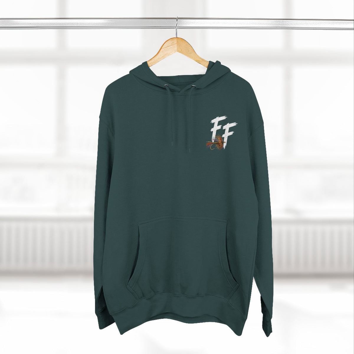 Fish Tails Three-Panel Fleece Hoodie