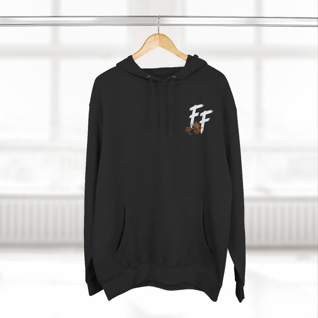 Fish Tails Three-Panel Fleece Hoodie