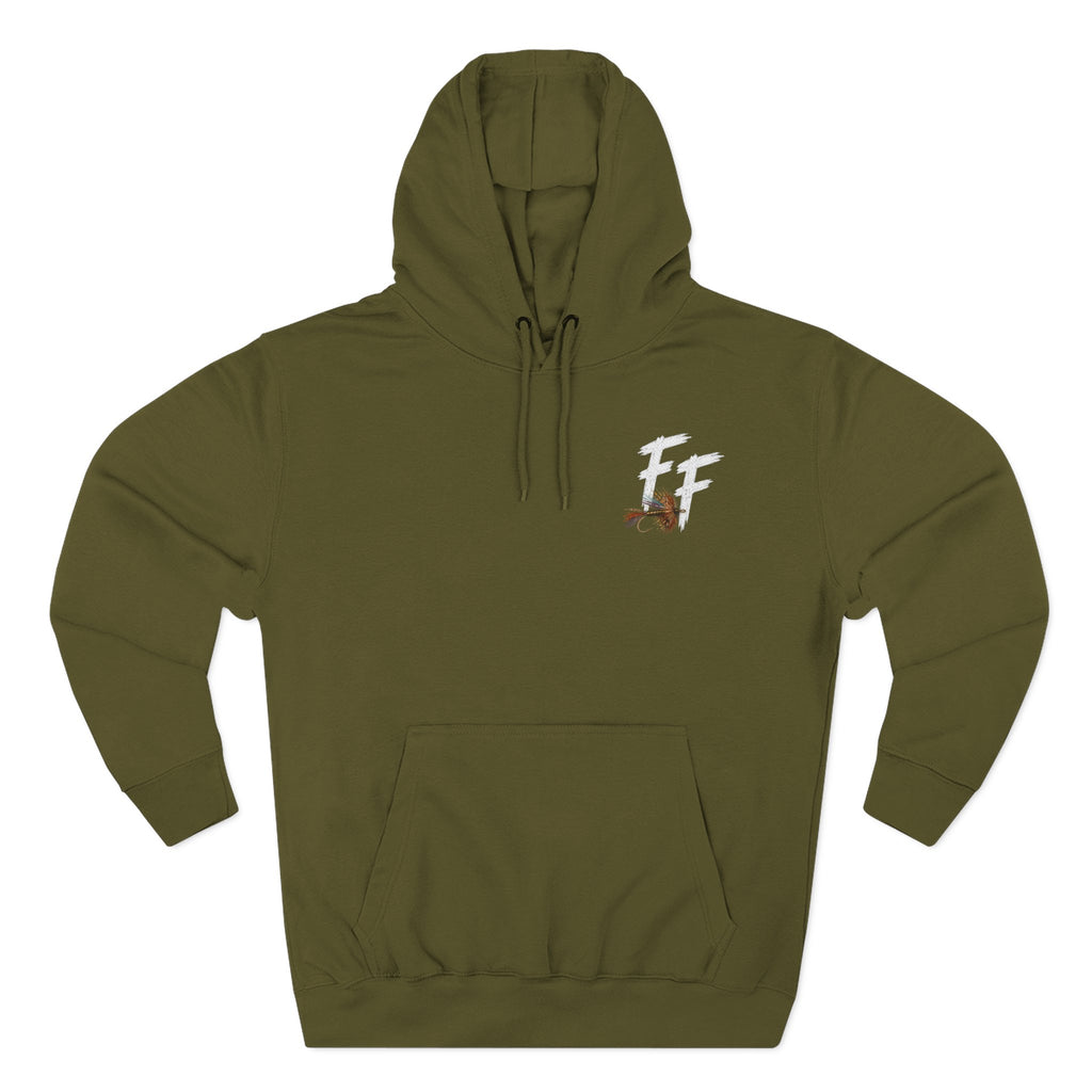 Fish Tails Three-Panel Fleece Hoodie