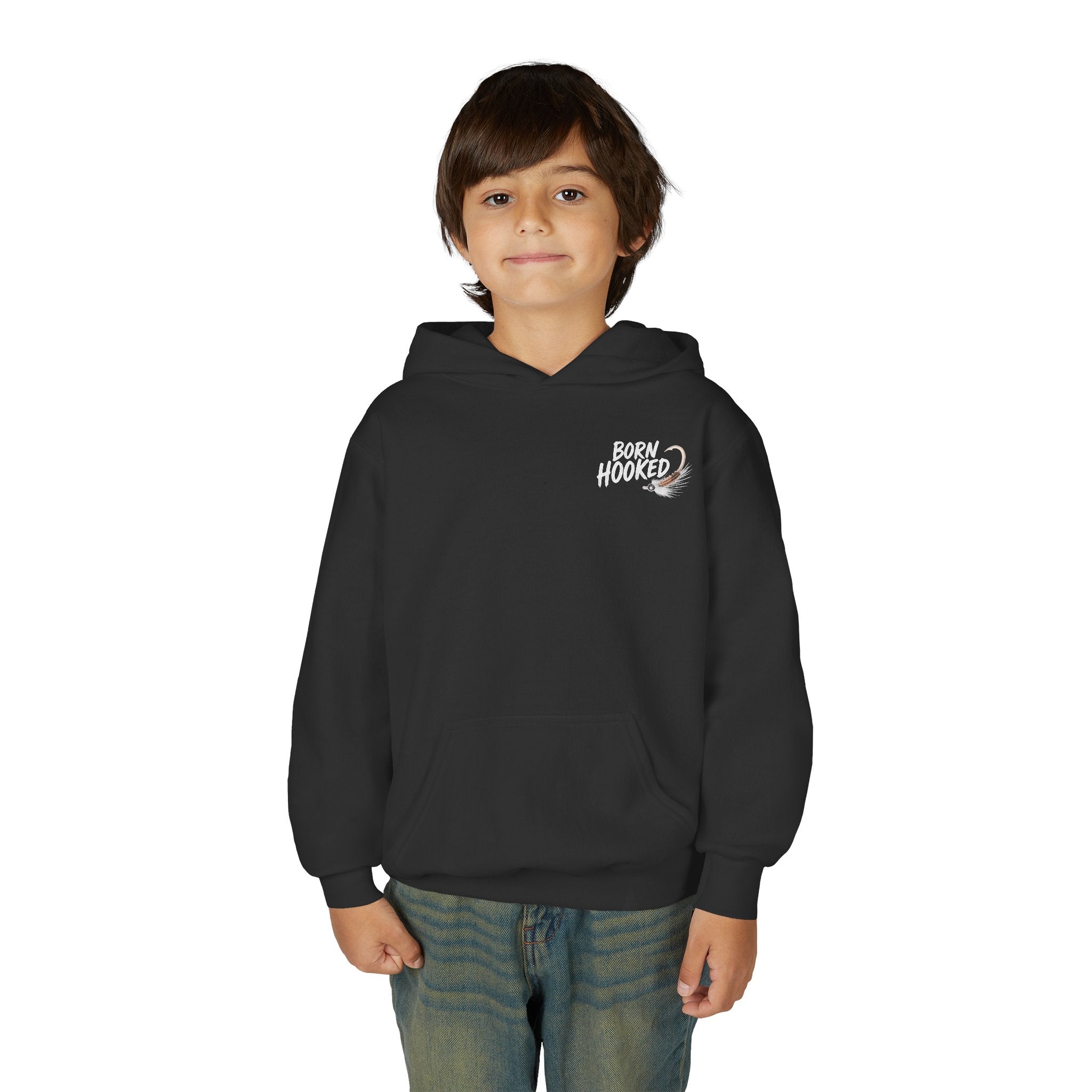 Born Hooked Kids Fishing Shirt | Alaska Salmon Tee | Outdoor Kids Shirt | River Life | Feral in the Frontier