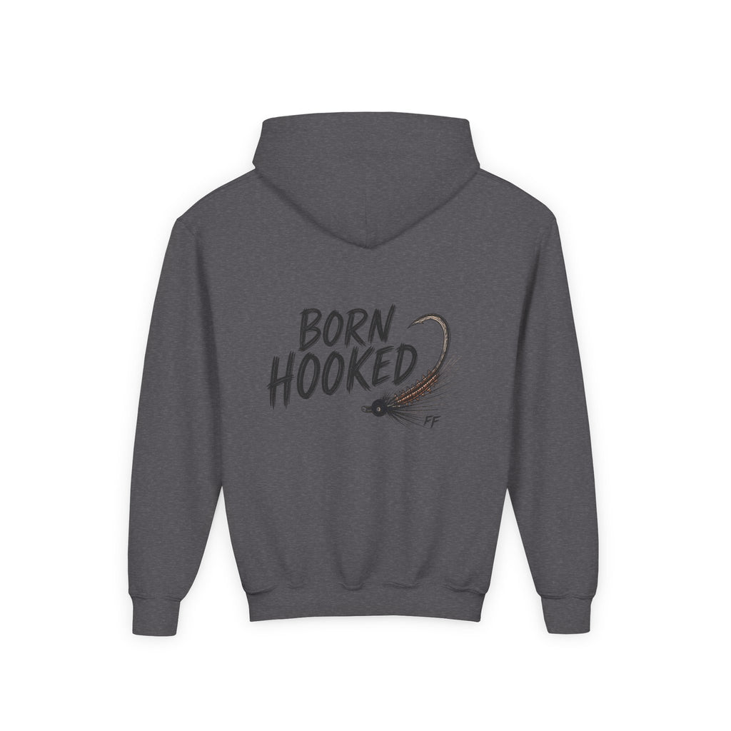 Born Hooked Kids Fishing Shirt | Alaska Salmon Tee | Outdoor Kids Shirt | River Life | Feral in the Frontier