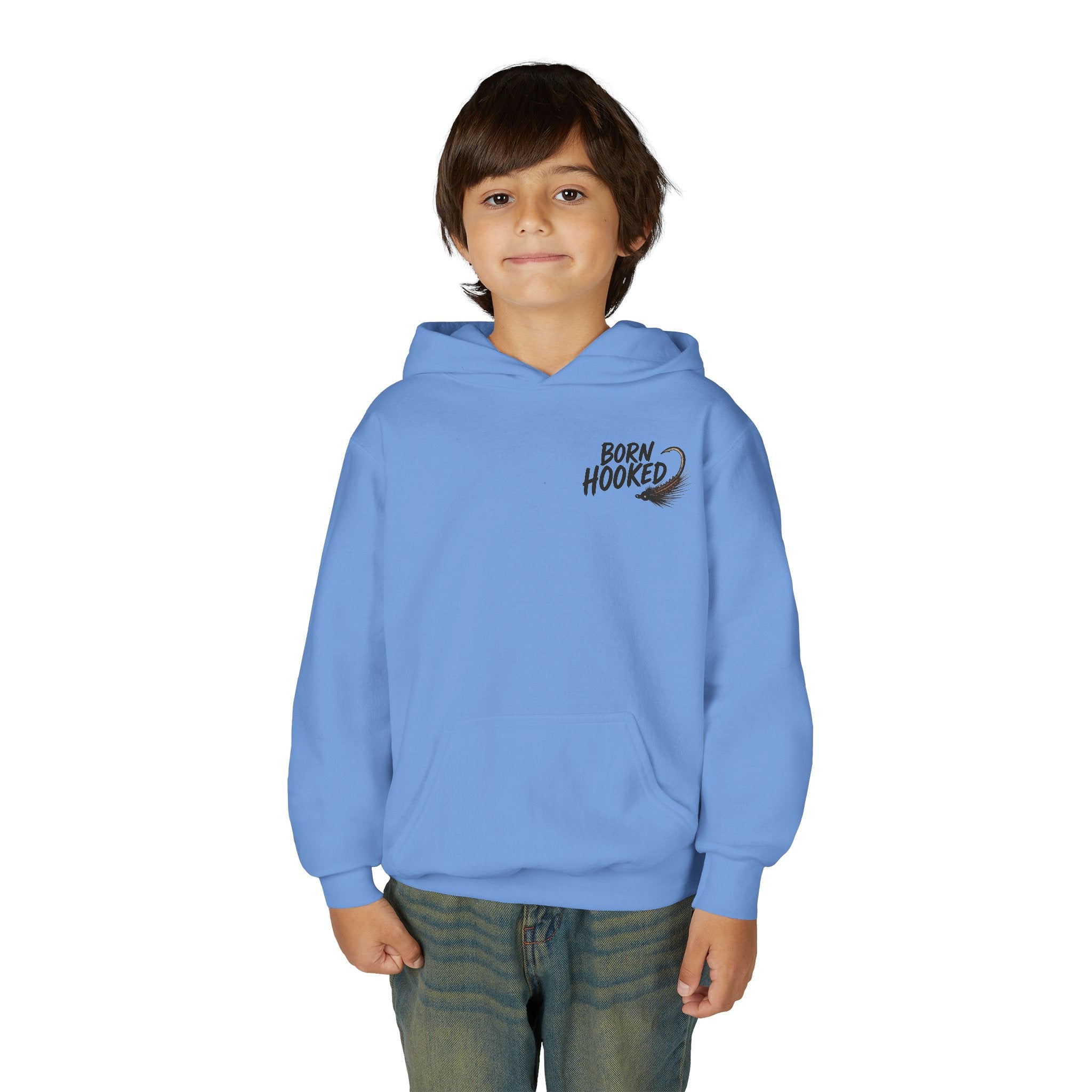 Born Hooked Kids Fishing Shirt | Alaska Salmon Tee | Outdoor Kids Shirt | River Life | Feral in the Frontier