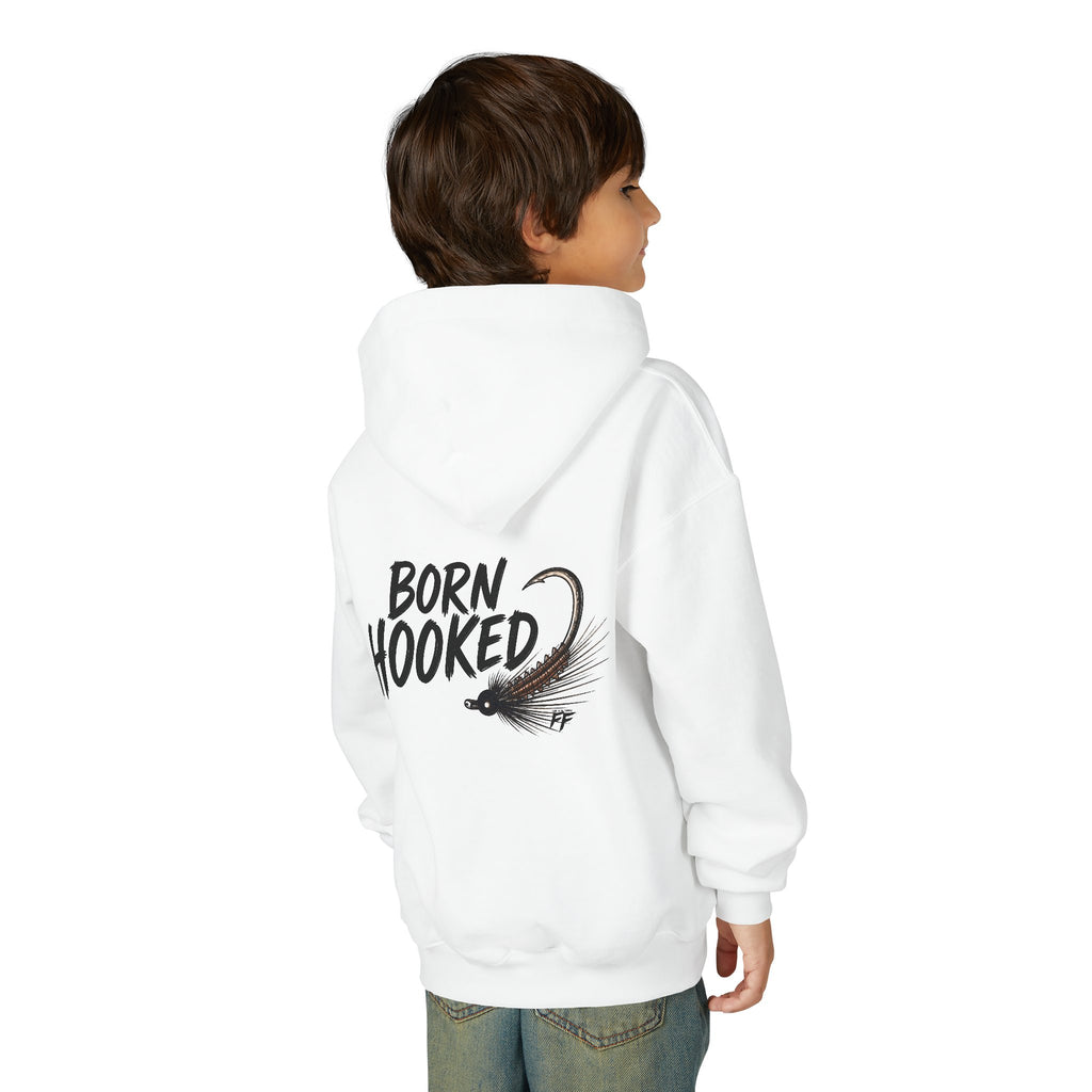 Born Hooked Kids Fishing Shirt | Alaska Salmon Tee | Outdoor Kids Shirt | River Life | Feral in the Frontier