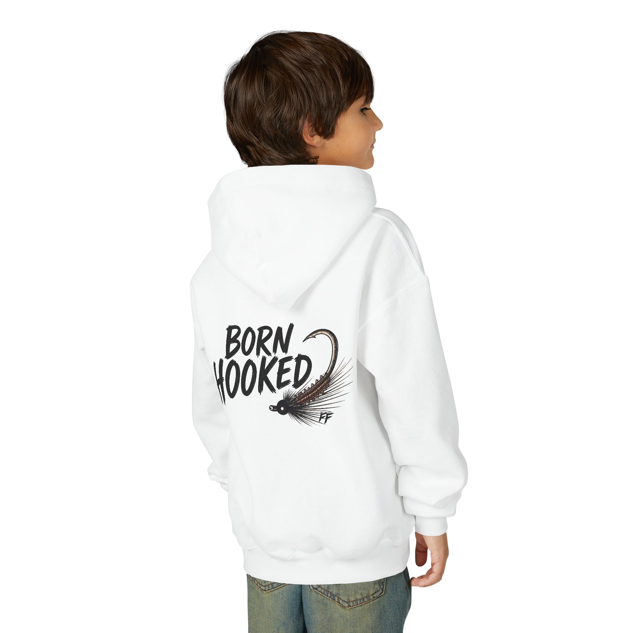 Born Hooked Kids Fishing Shirt | Alaska Salmon Tee | Outdoor Kids Shirt | River Life | Feral in the Frontier