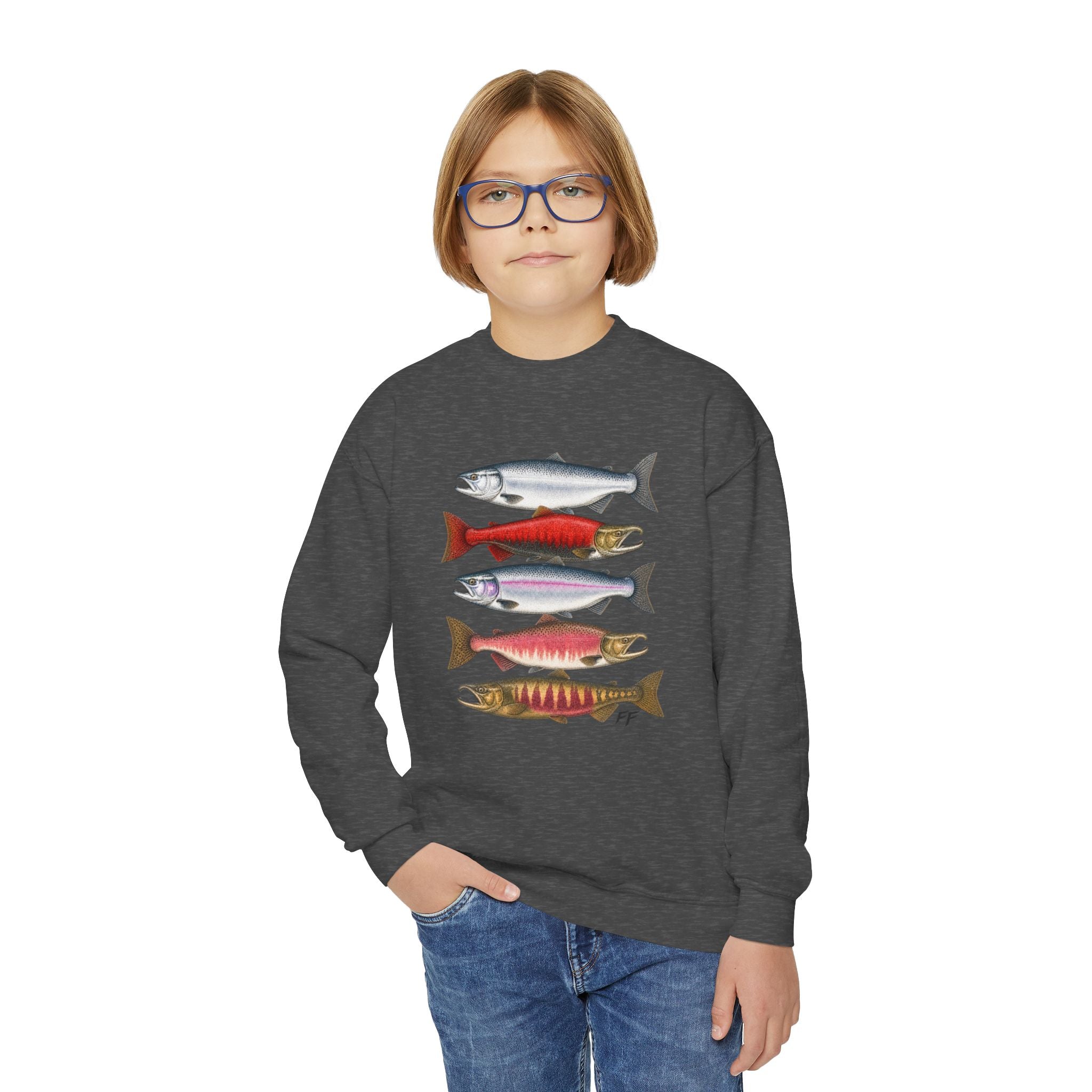 Salmon Lineup Tee