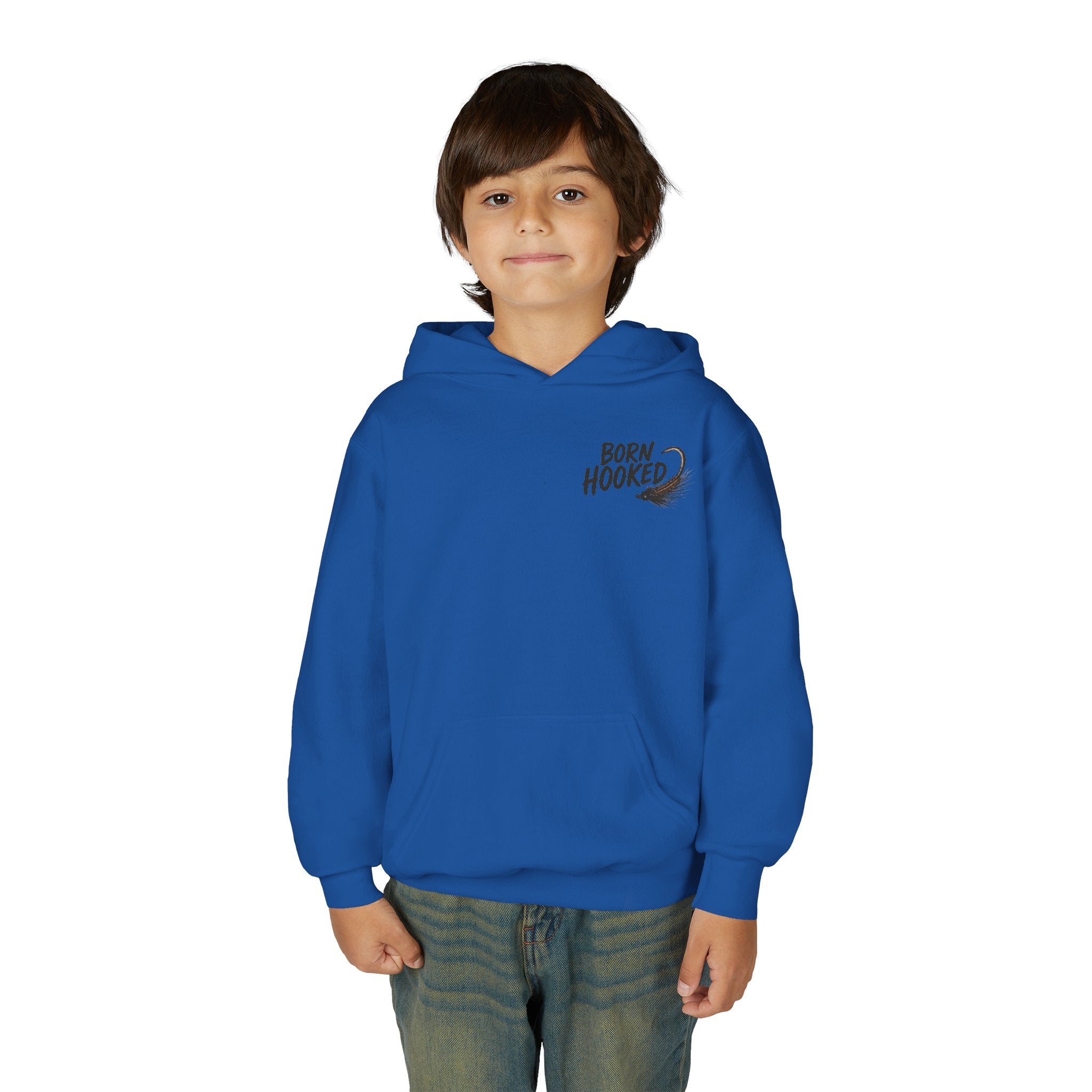 Born Hooked Kids Fishing Shirt | Alaska Salmon Tee | Outdoor Kids Shirt | River Life | Feral in the Frontier