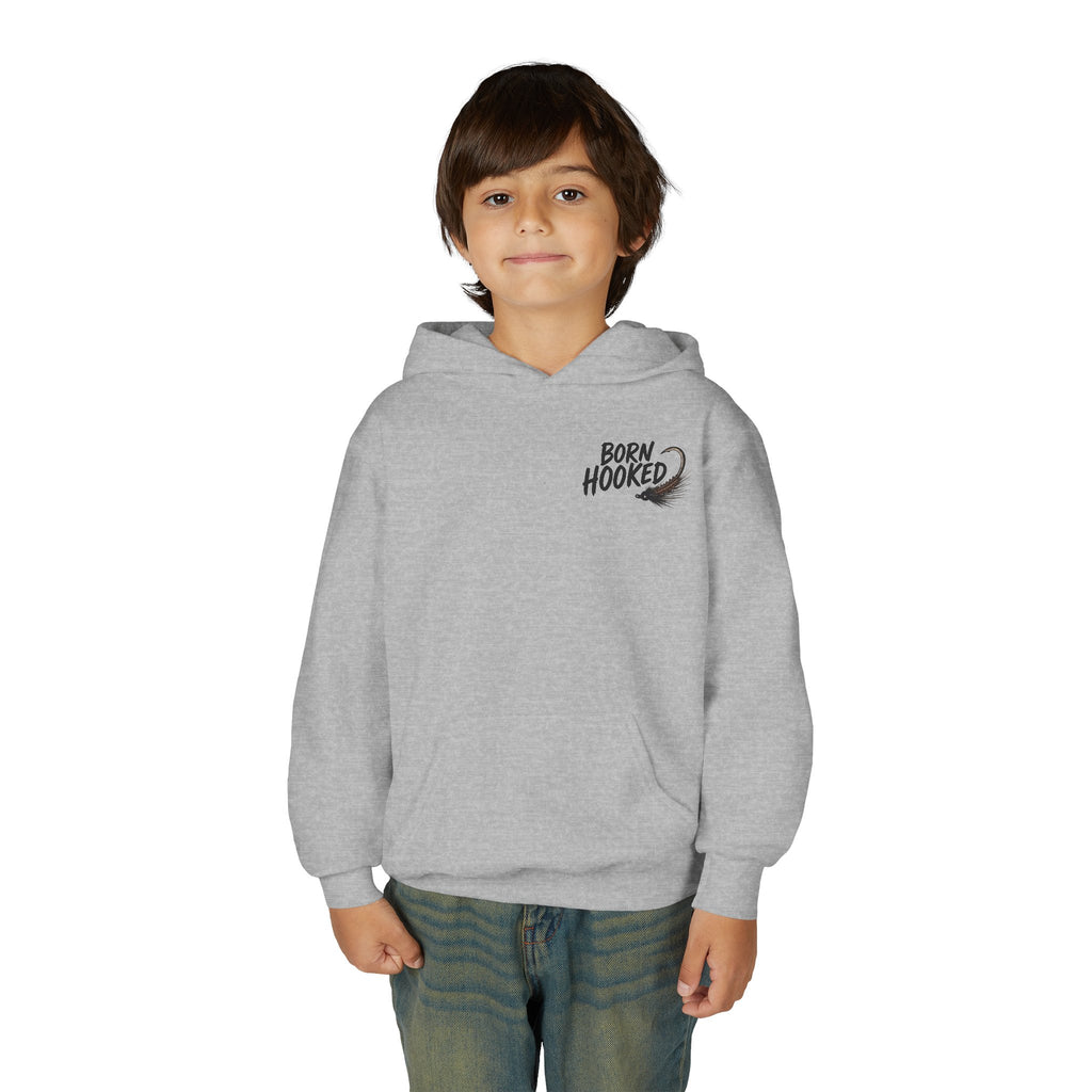 Born Hooked Kids Fishing Shirt | Alaska Salmon Tee | Outdoor Kids Shirt | River Life | Feral in the Frontier