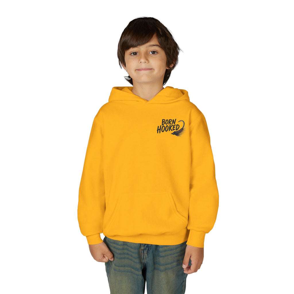 Born Hooked Kids Fishing Shirt | Alaska Salmon Tee | Outdoor Kids Shirt | River Life | Feral in the Frontier