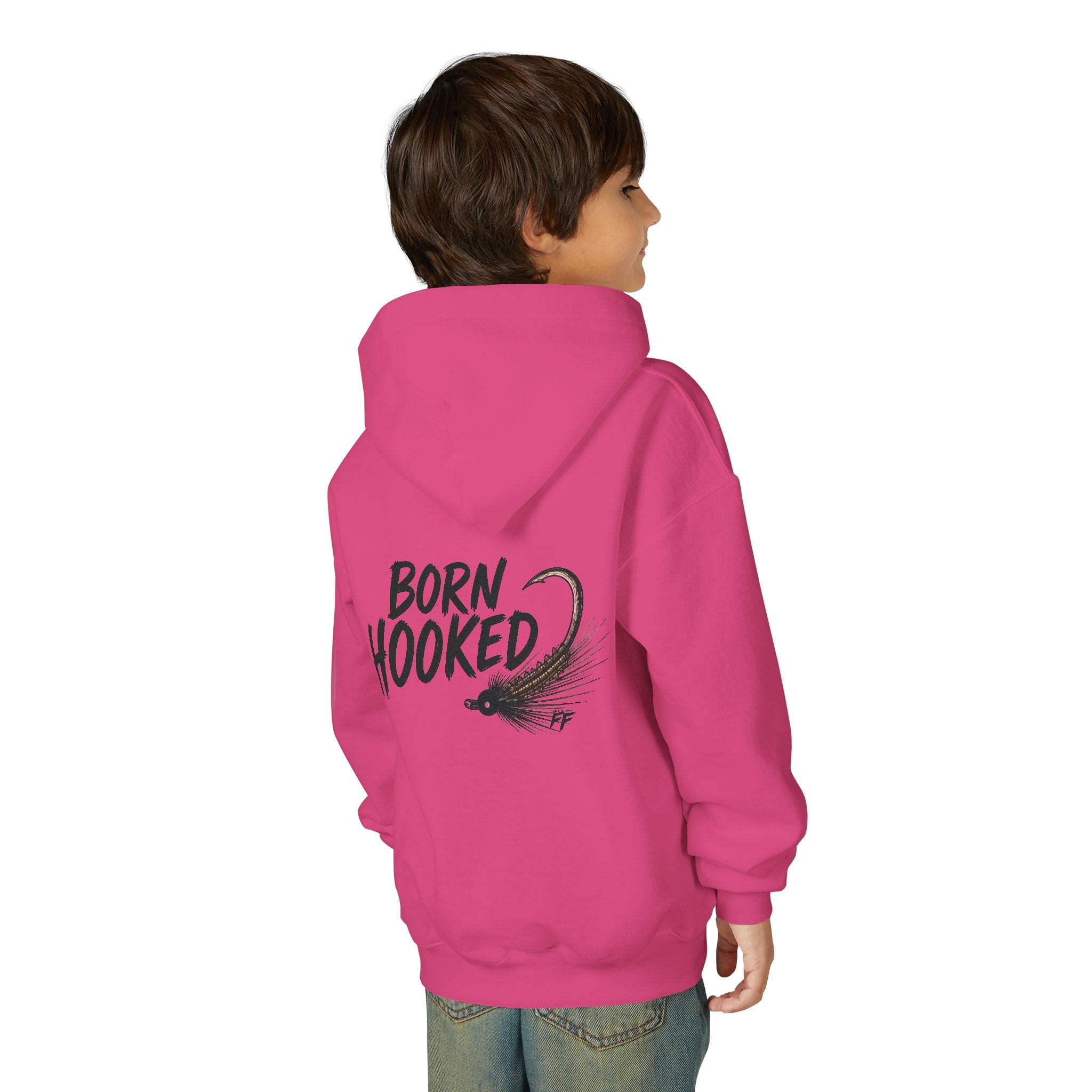 Born Hooked Kids Fishing Shirt | Alaska Salmon Tee | Outdoor Kids Shirt | River Life | Feral in the Frontier