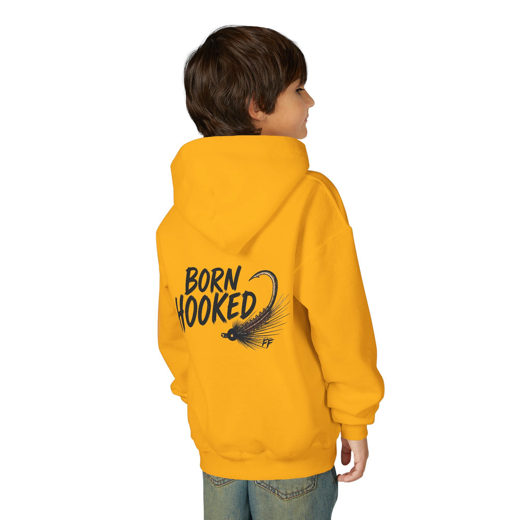 Born Hooked Kids Fishing Shirt | Alaska Salmon Tee | Outdoor Kids Shirt | River Life | Feral in the Frontier
