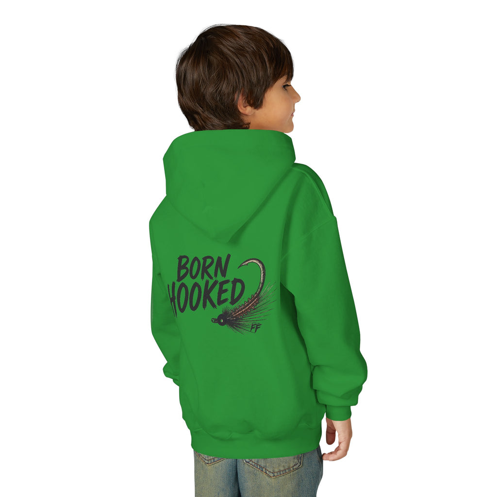 Born Hooked Kids Fishing Shirt | Alaska Salmon Tee | Outdoor Kids Shirt | River Life | Feral in the Frontier