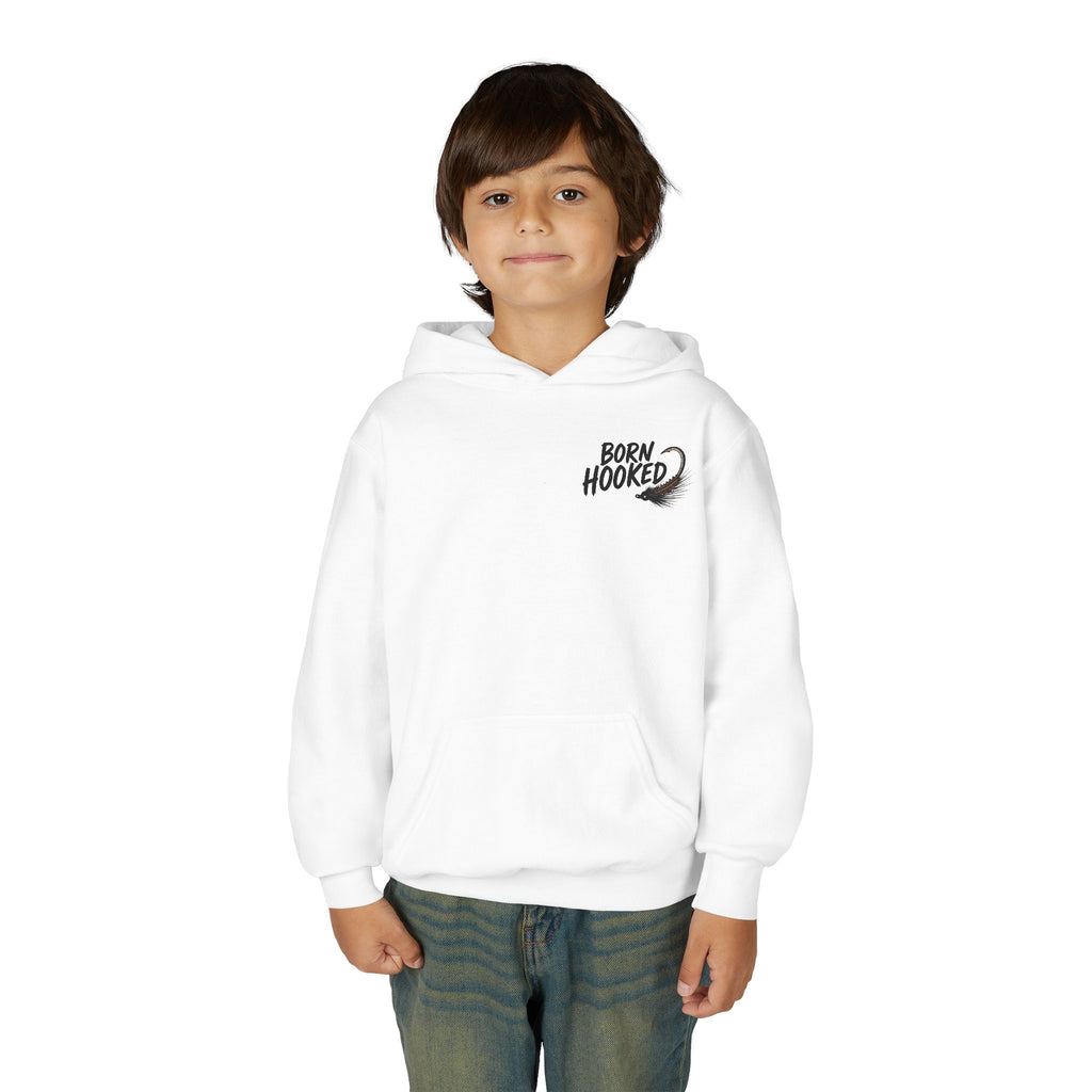 Born Hooked Kids Fishing Shirt | Alaska Salmon Tee | Outdoor Kids Shirt | River Life | Feral in the Frontier