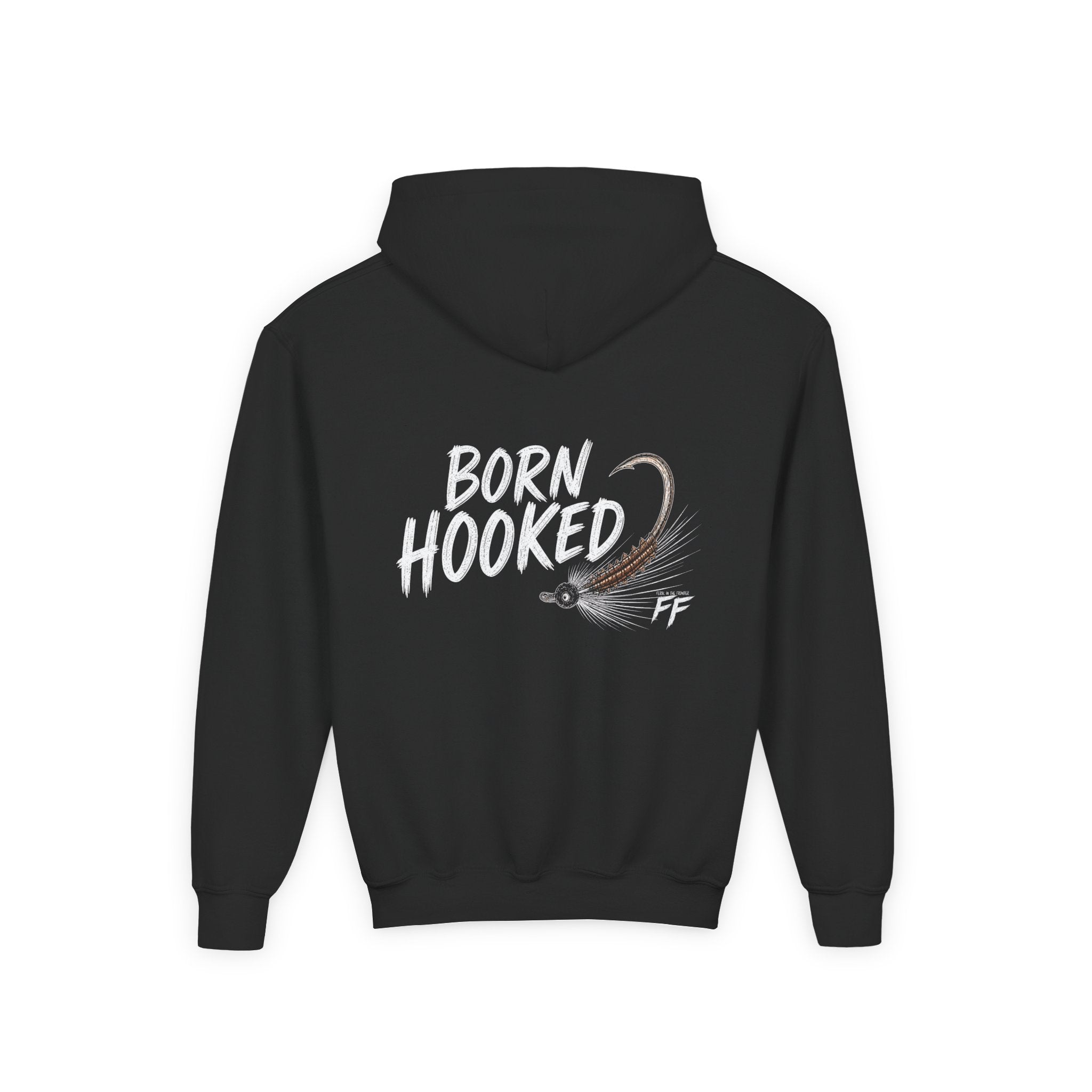 Born Hooked Kids Fishing Shirt | Alaska Salmon Tee | Outdoor Kids Shirt | River Life | Feral in the Frontier