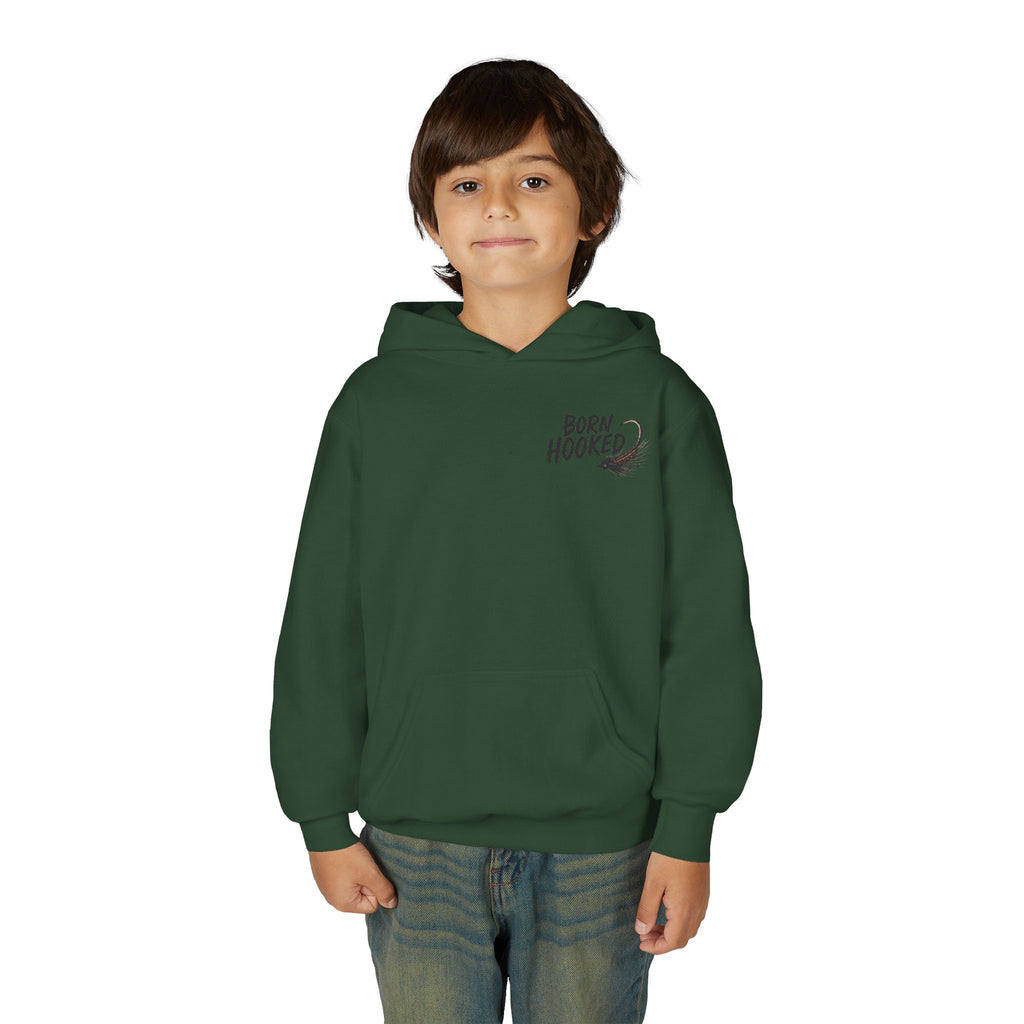 Born Hooked Kids Fishing Shirt | Alaska Salmon Tee | Outdoor Kids Shirt | River Life | Feral in the Frontier