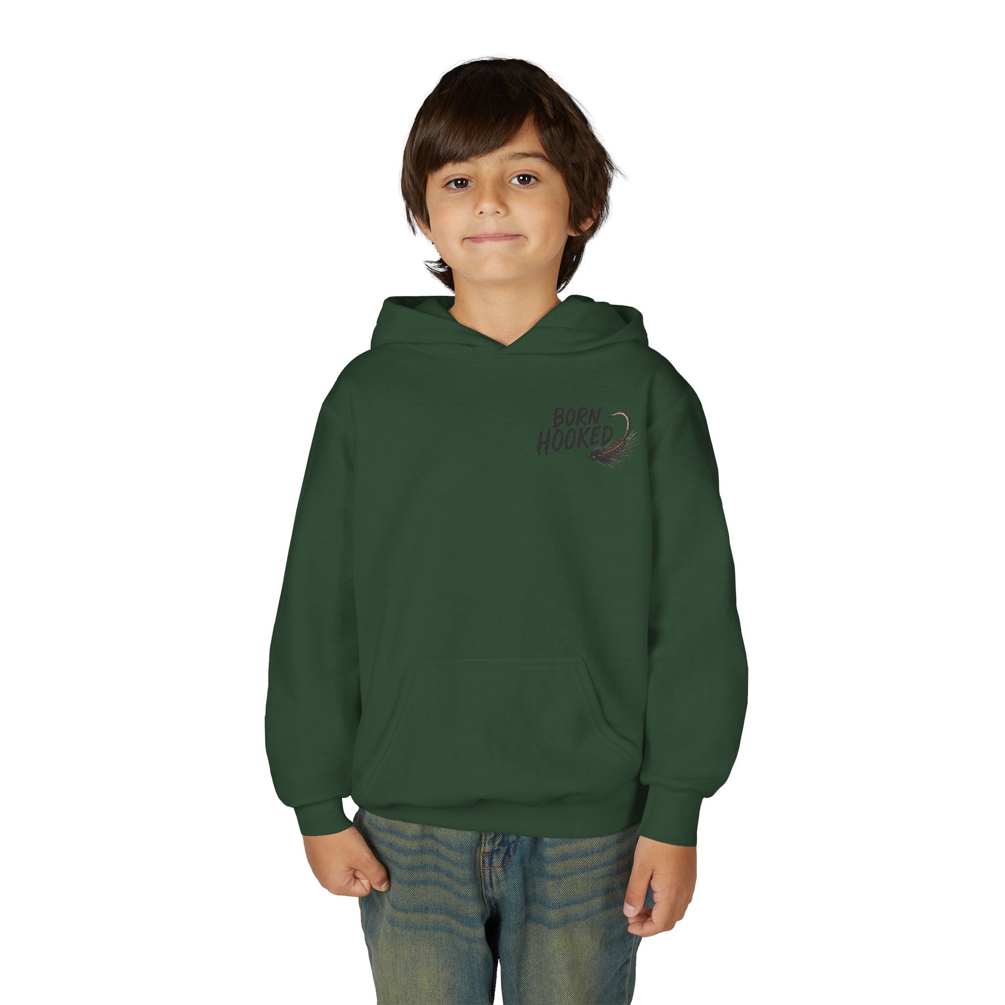 Born Hooked Kids Fishing Shirt | Alaska Salmon Tee | Outdoor Kids Shirt | River Life | Feral in the Frontier