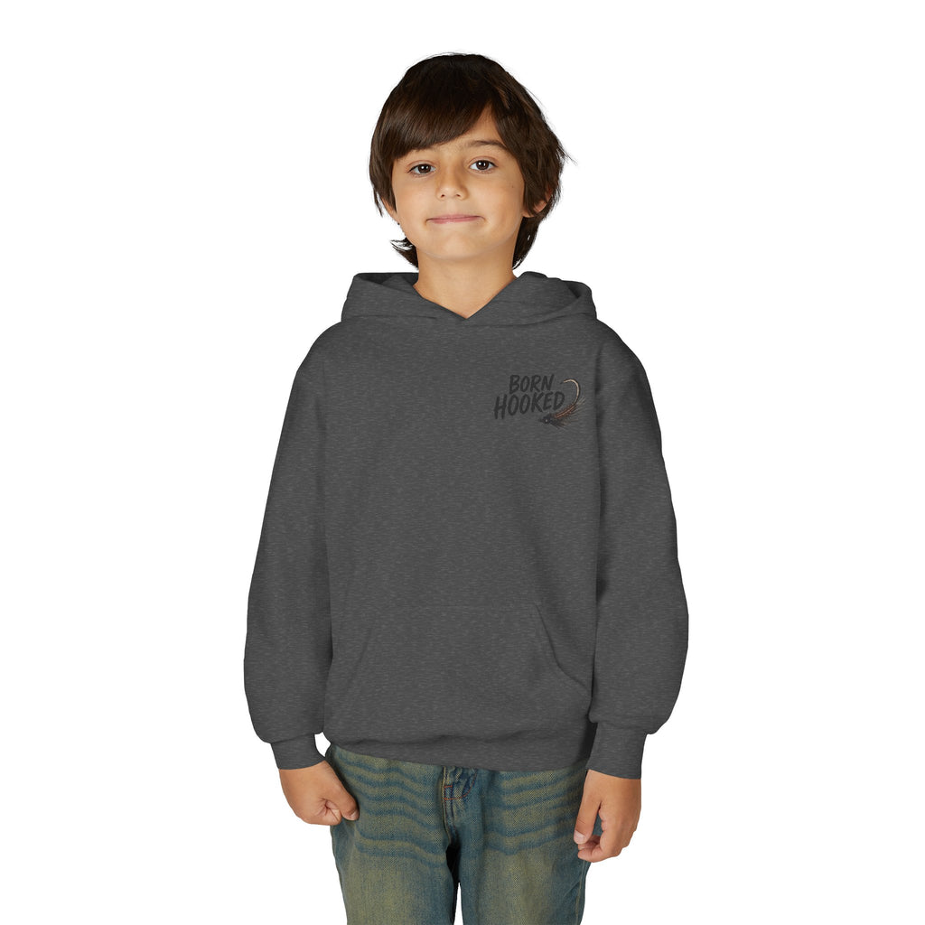 Born Hooked Kids Fishing Shirt | Alaska Salmon Tee | Outdoor Kids Shirt | River Life | Feral in the Frontier