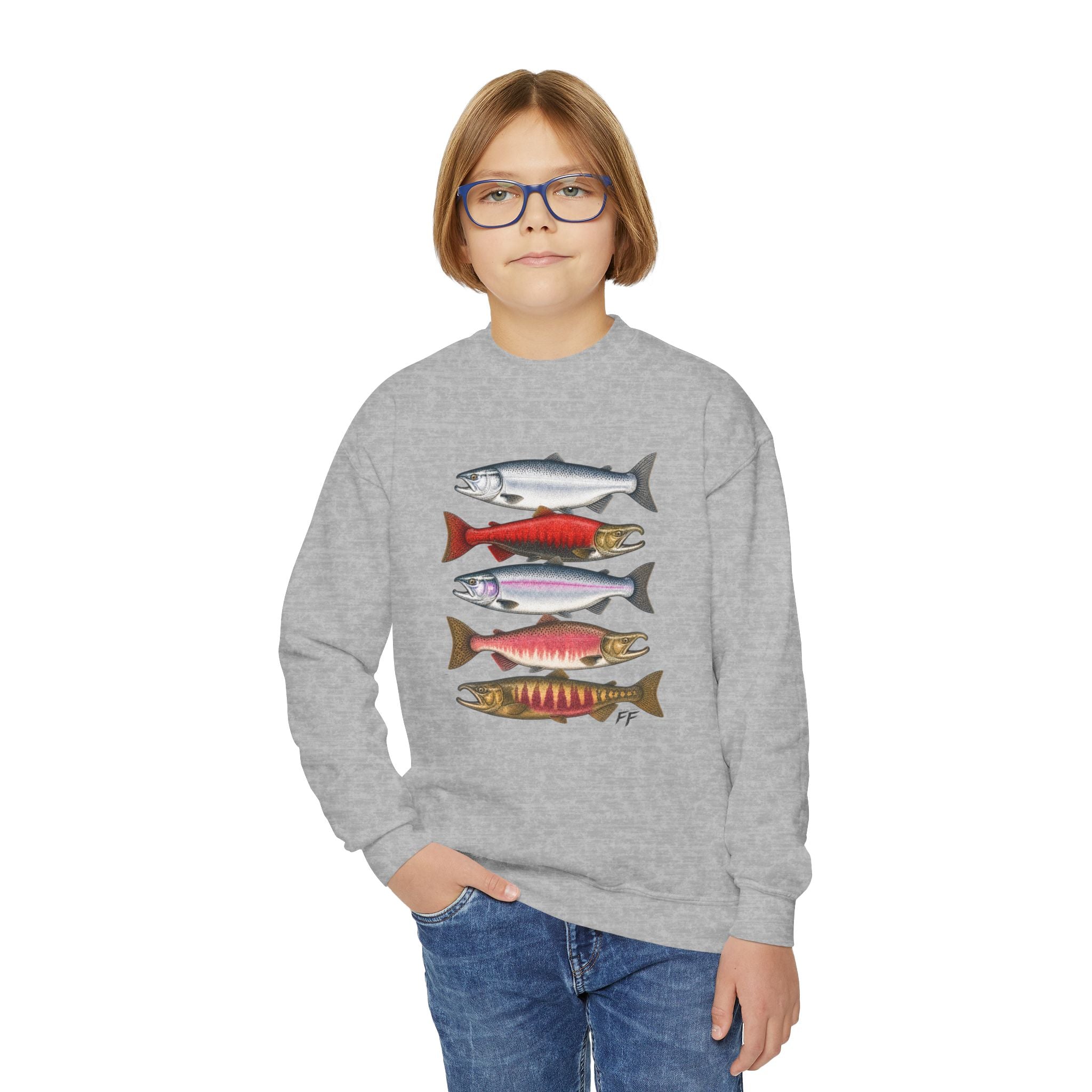 Salmon Lineup Tee