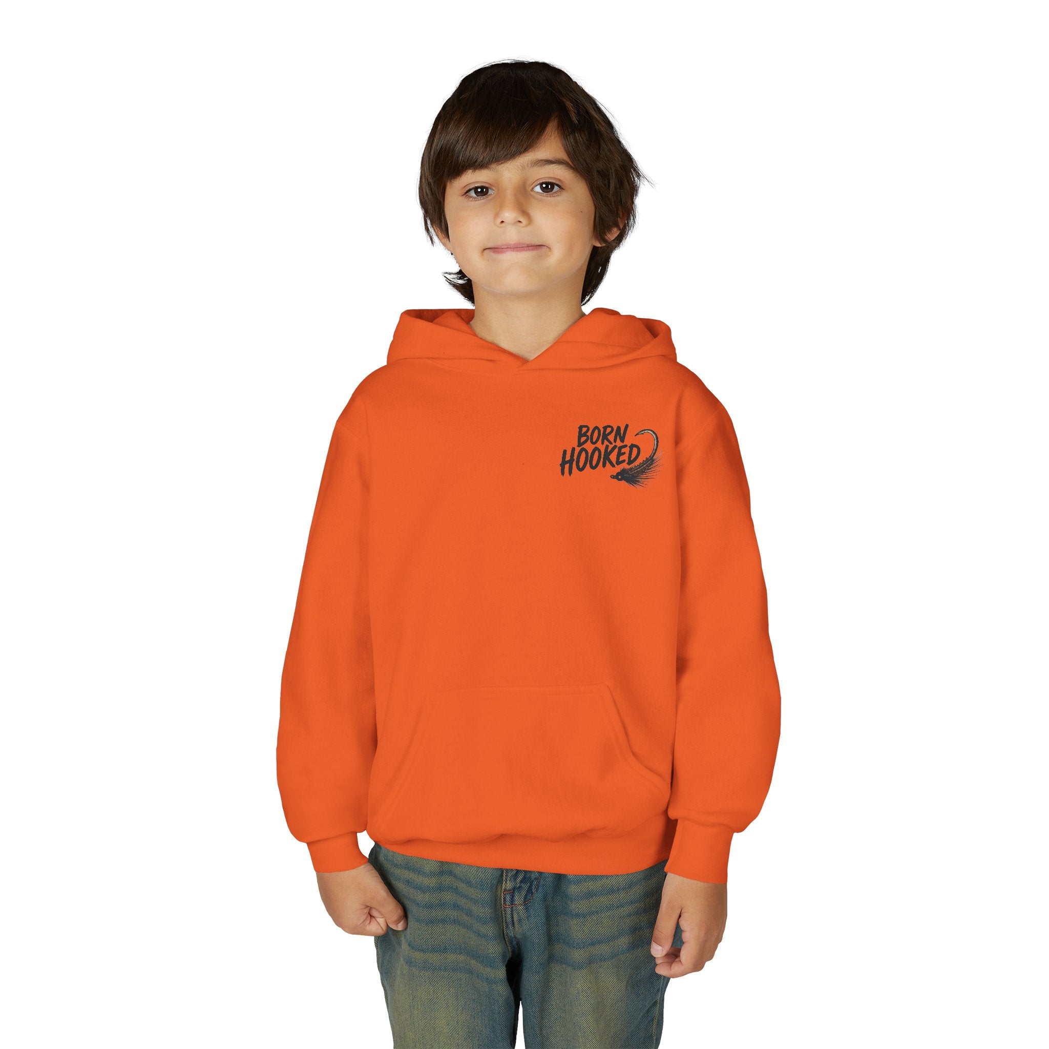 Born Hooked Kids Fishing Shirt | Alaska Salmon Tee | Outdoor Kids Shirt | River Life | Feral in the Frontier