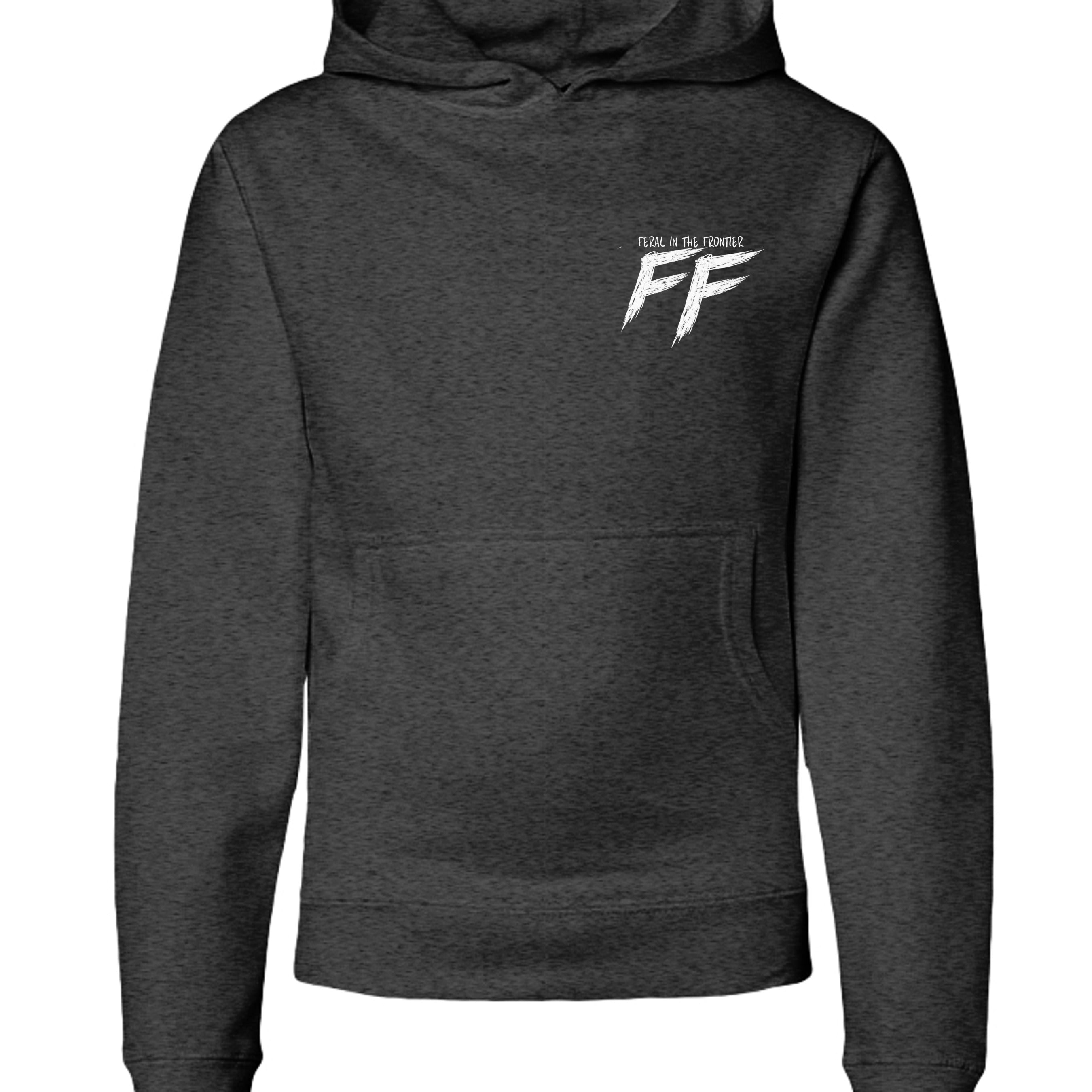 Charcoal Heather - SS4001Y - FRONT