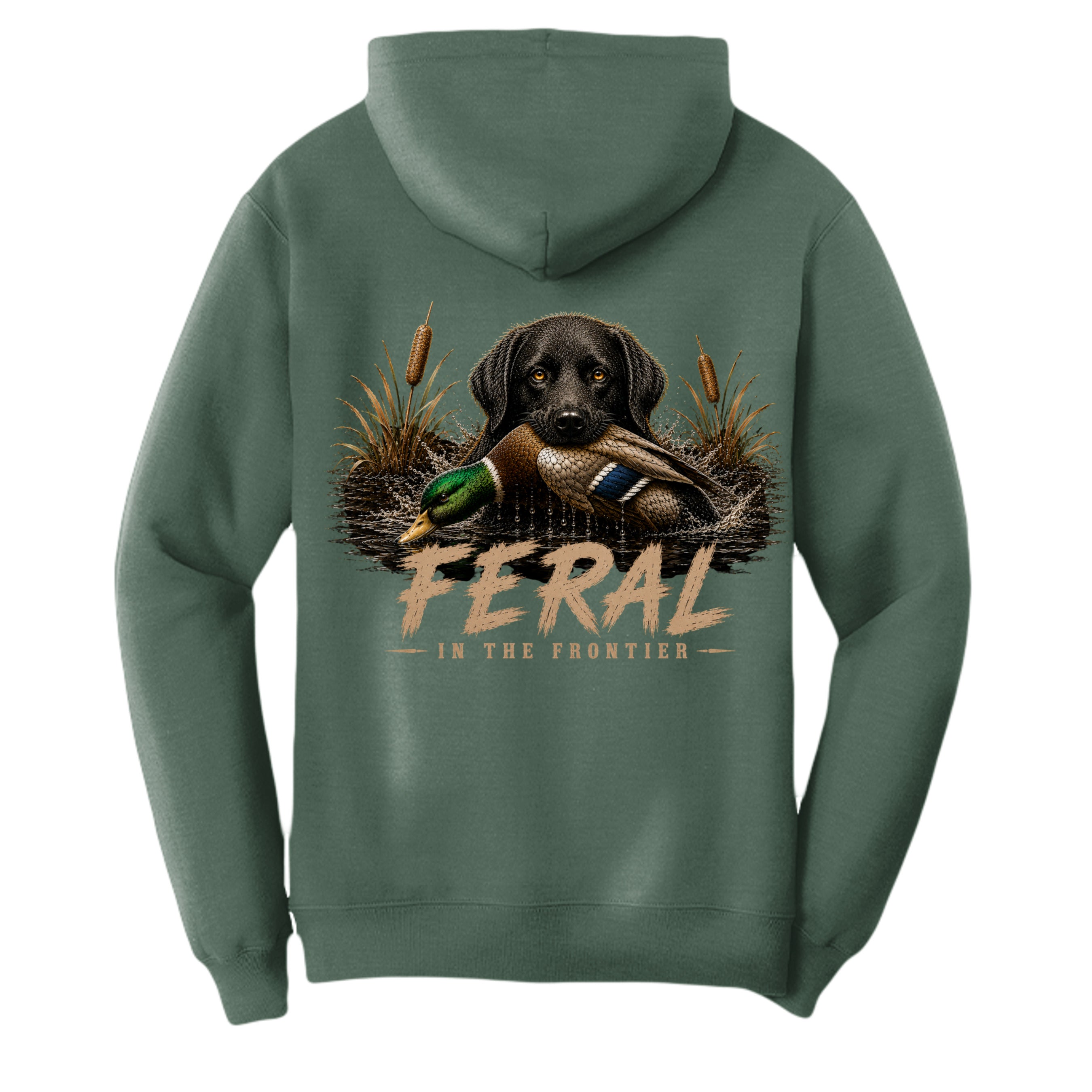 Forest Green Heather - PC78H - BACK